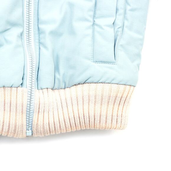 Authentic CHANEL Vintage Sports Line Bomber Jacket 2001 Shawl Blue Ski Snow - Picture 7 of 12